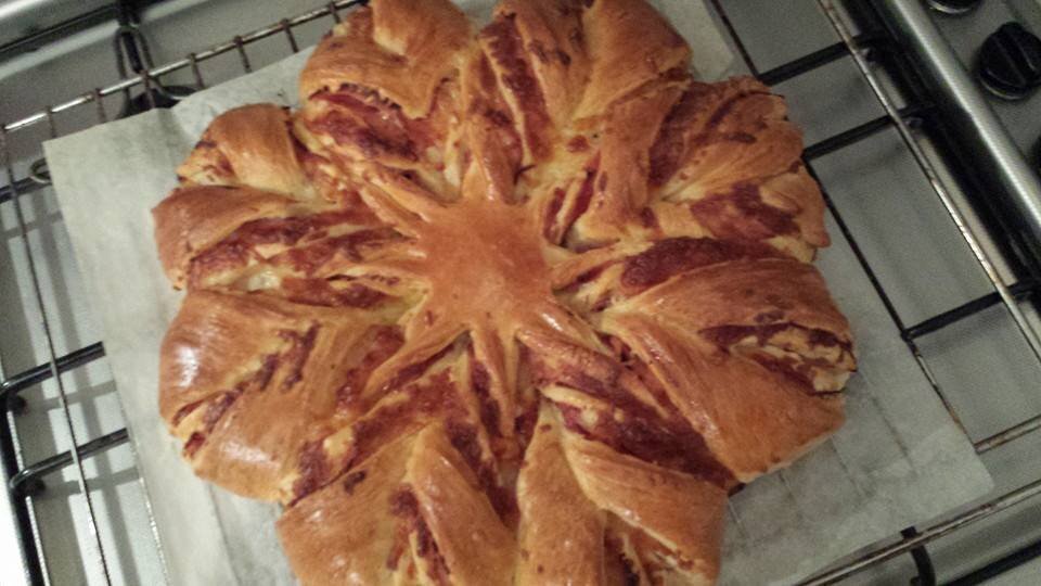 Fiore di pan brioche salato Ricetta Petitchef