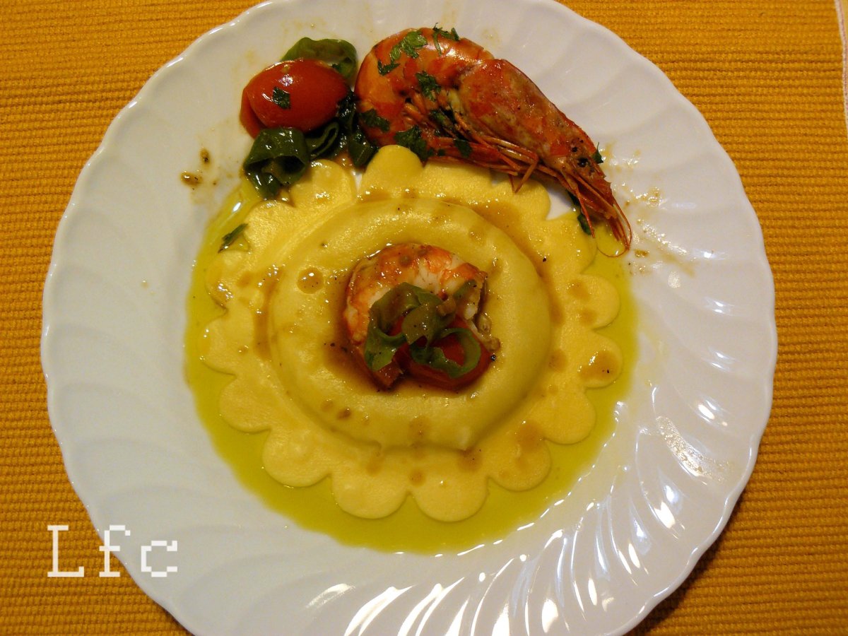 FIORI e GAMBERI per il pranzo di Pasqua