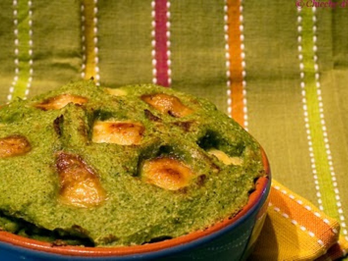 Flan di cavolfiore viola e strachitunt