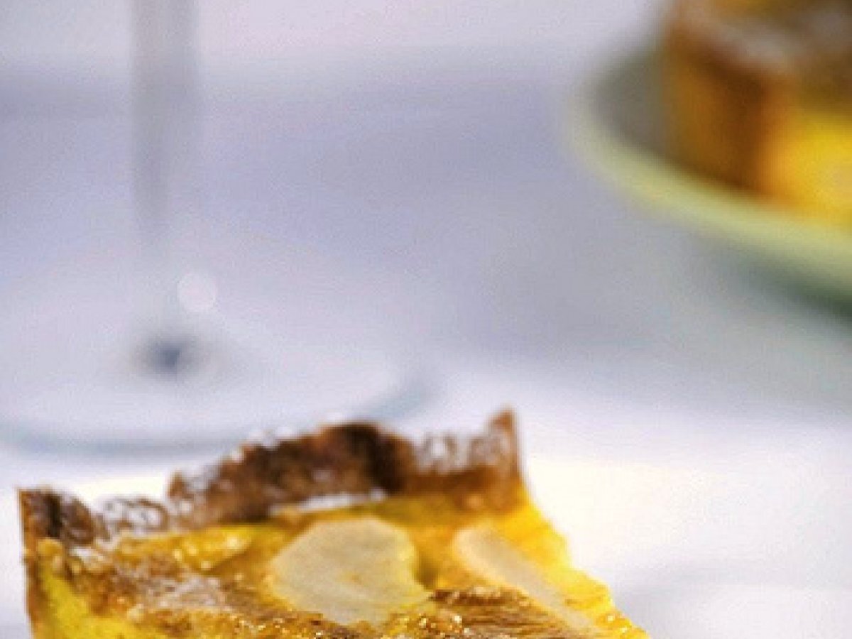 Flan di pere (la crostata mandorle e mele è di Adriano Continisio) - foto 2