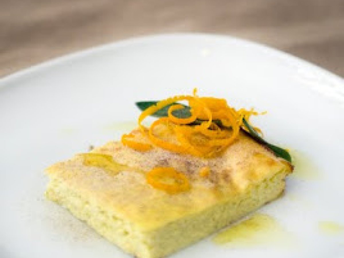 Flan di porri alla salvia