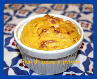 Flan di zucca e patate