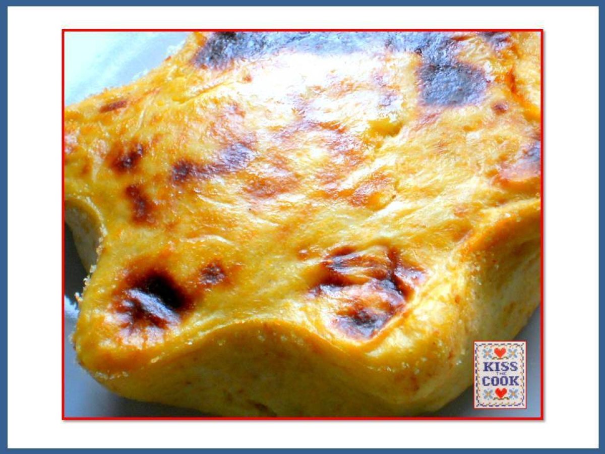 Flan di zucca e porri