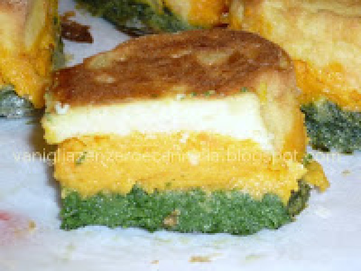 Flan tricolore con fondue - foto 2