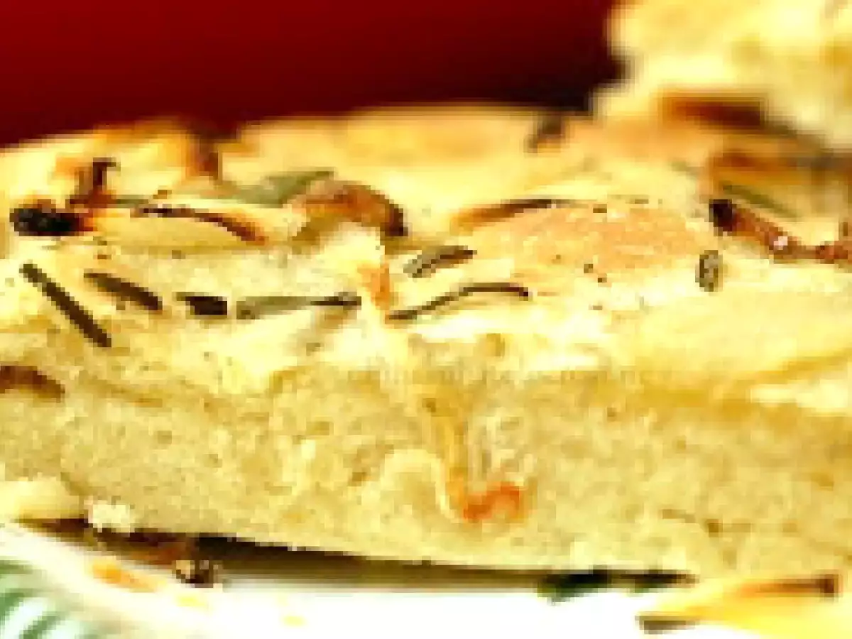 Focaccia alle cipolle e peperoni - foto 2