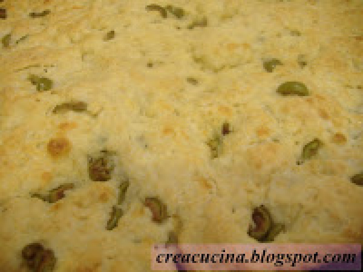 FOCACCIA ALLE OLIVE E MOZZARELLA (Superveloce) - foto 2