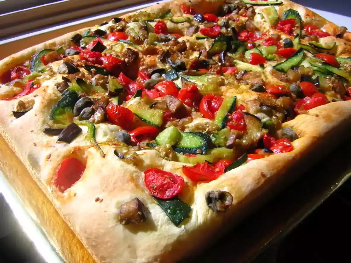 Focaccia alle verdure
