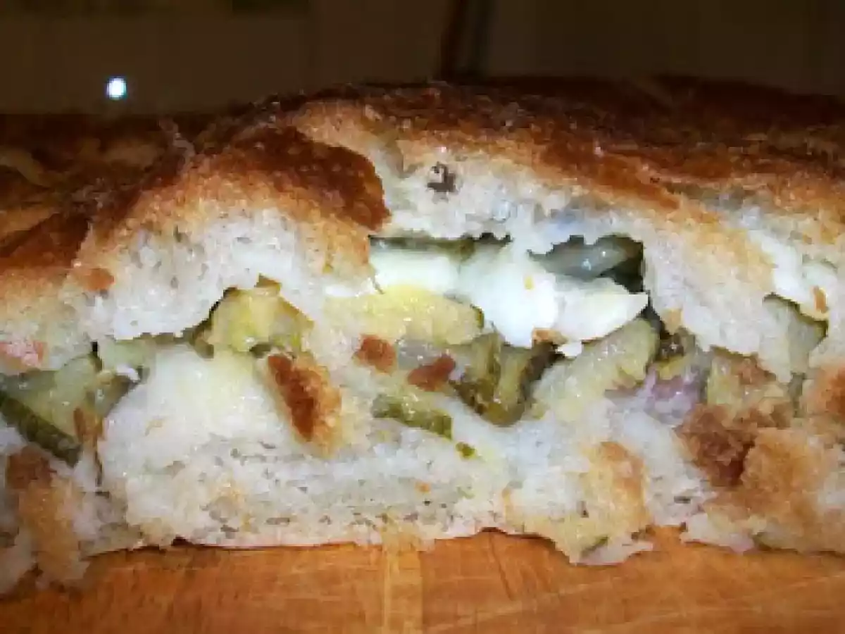 Focaccia Ciauscolo, Zucchine e Bufala
