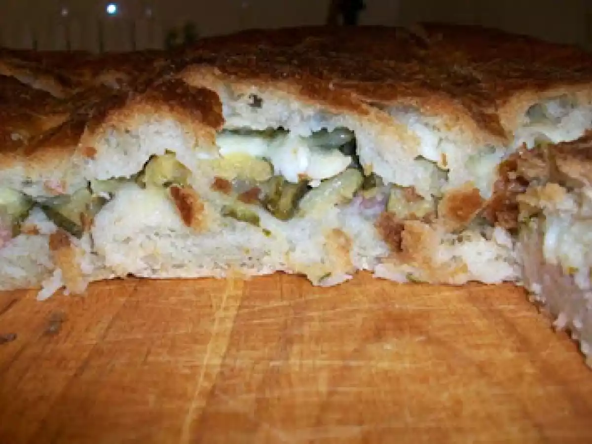 Focaccia Ciauscolo, Zucchine e Bufala - foto 3
