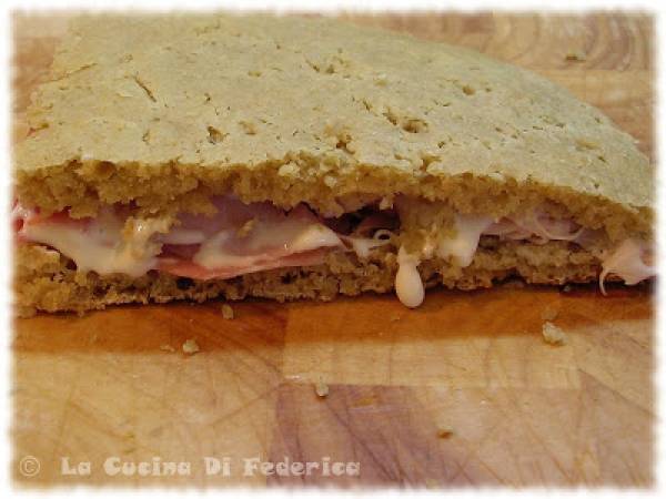 Focaccia con farina d'avena