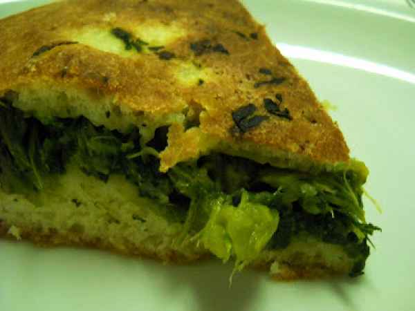 FOCACCIA CON LE RAPE SALENTINA, foto 4