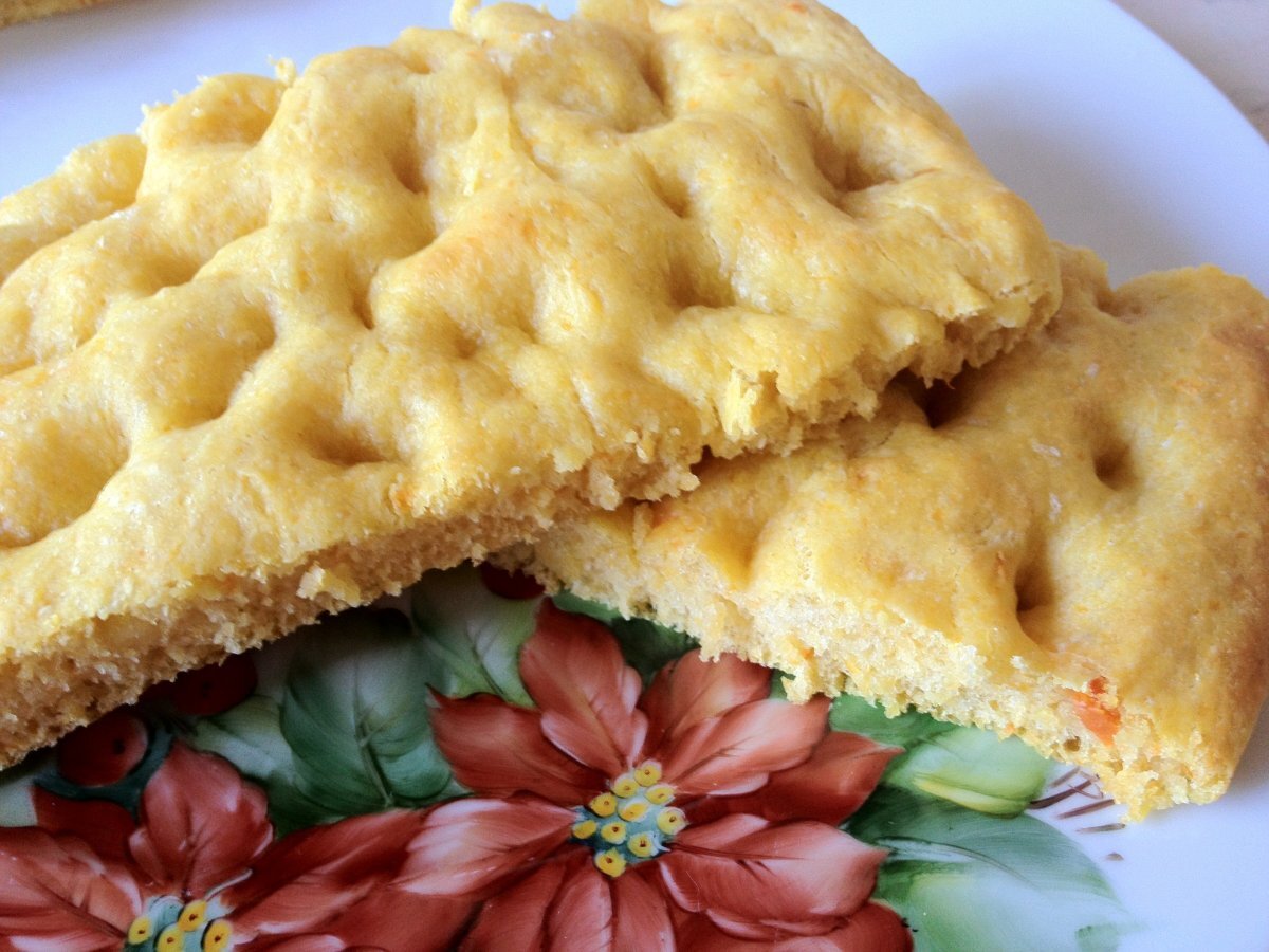 FOCACCIA DI PATATE DOLCI