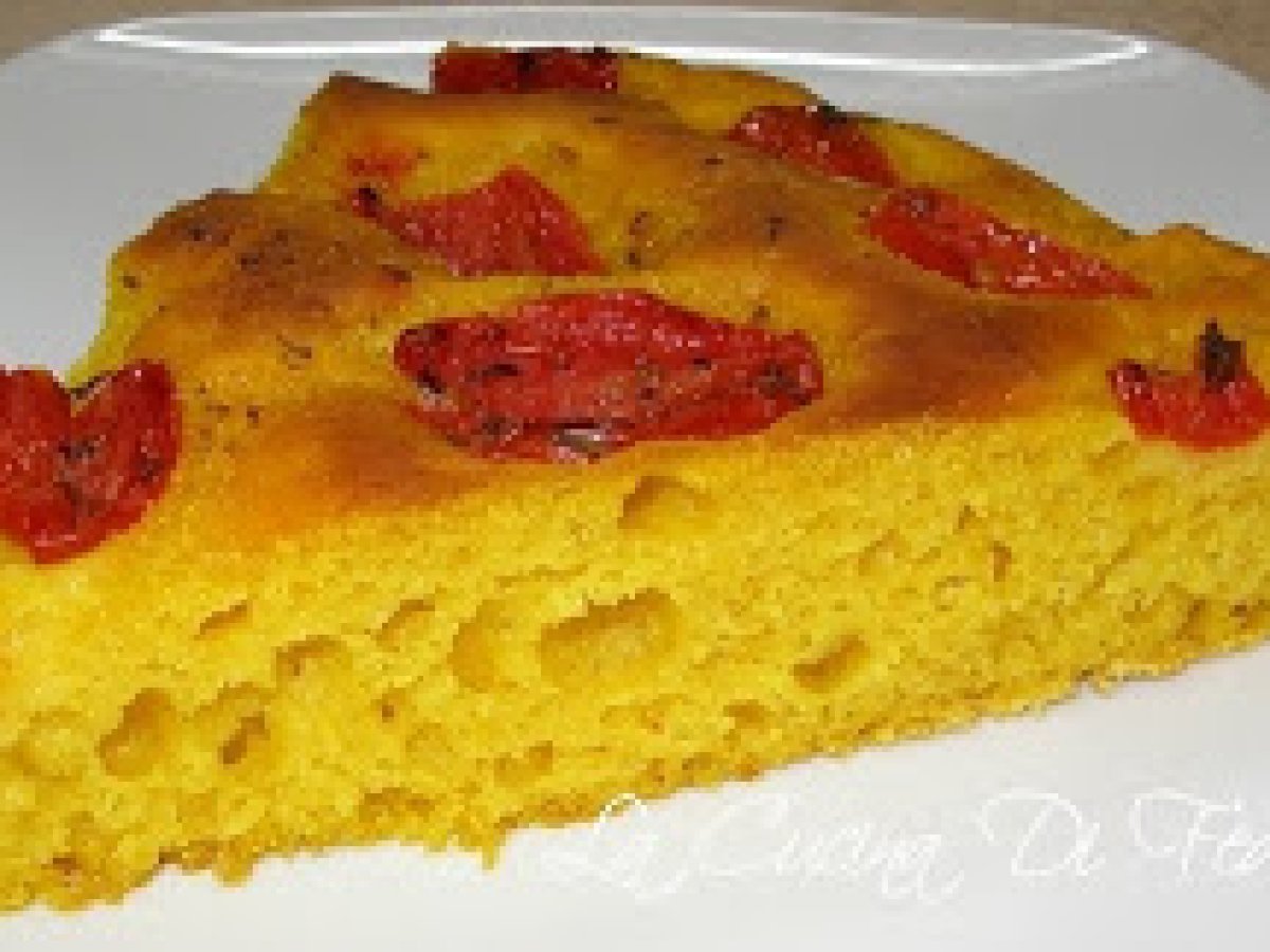 Focaccia di zucca e pomodorini datterini