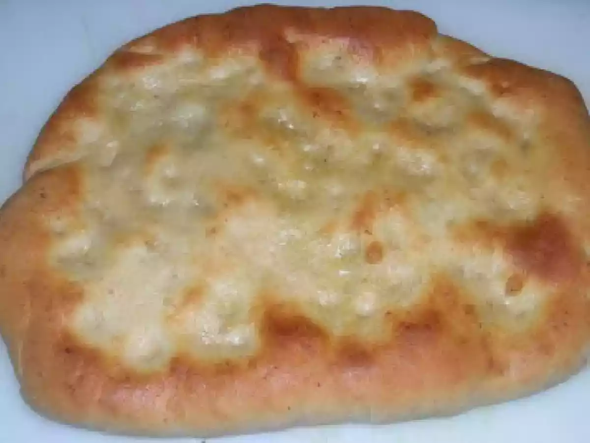 Focaccia gorgonzola e pancetta