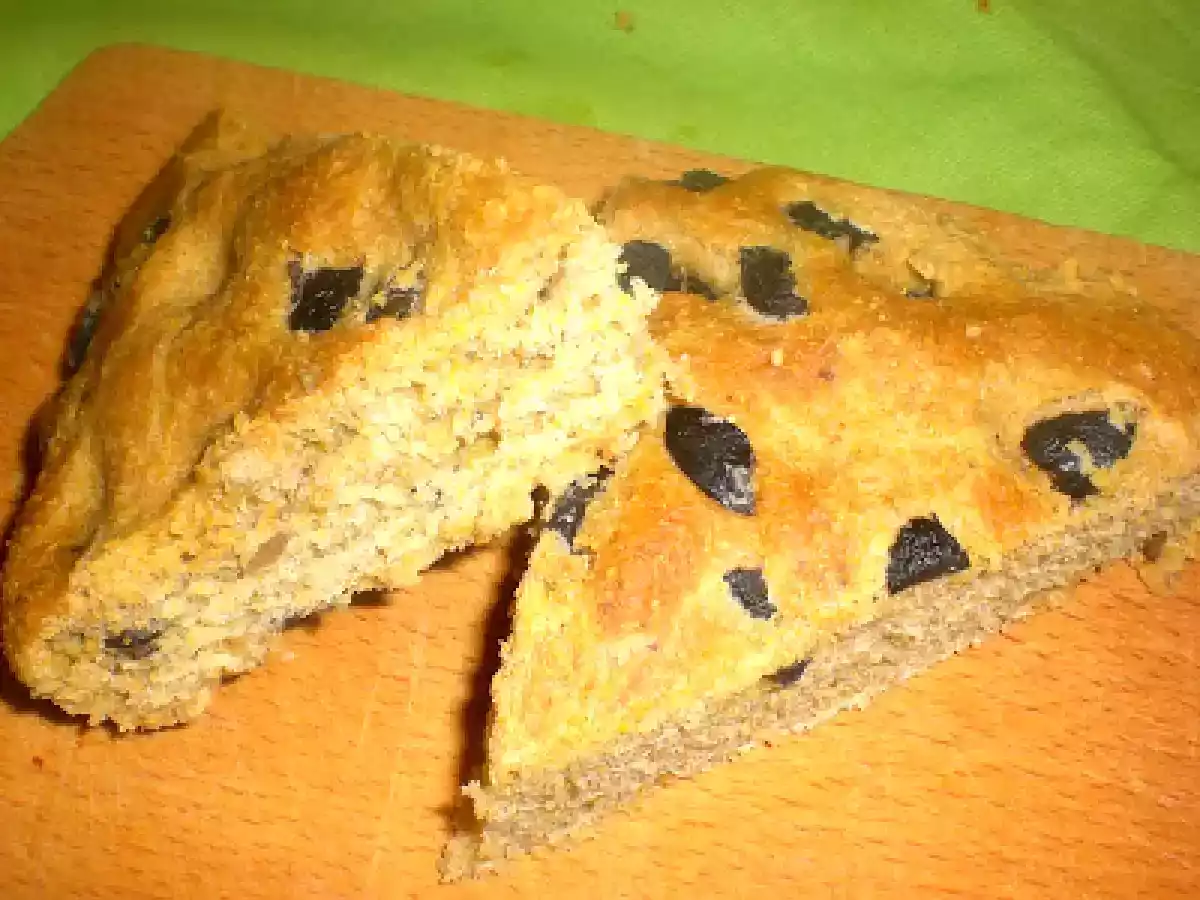Focaccia insolita alla farina di mais