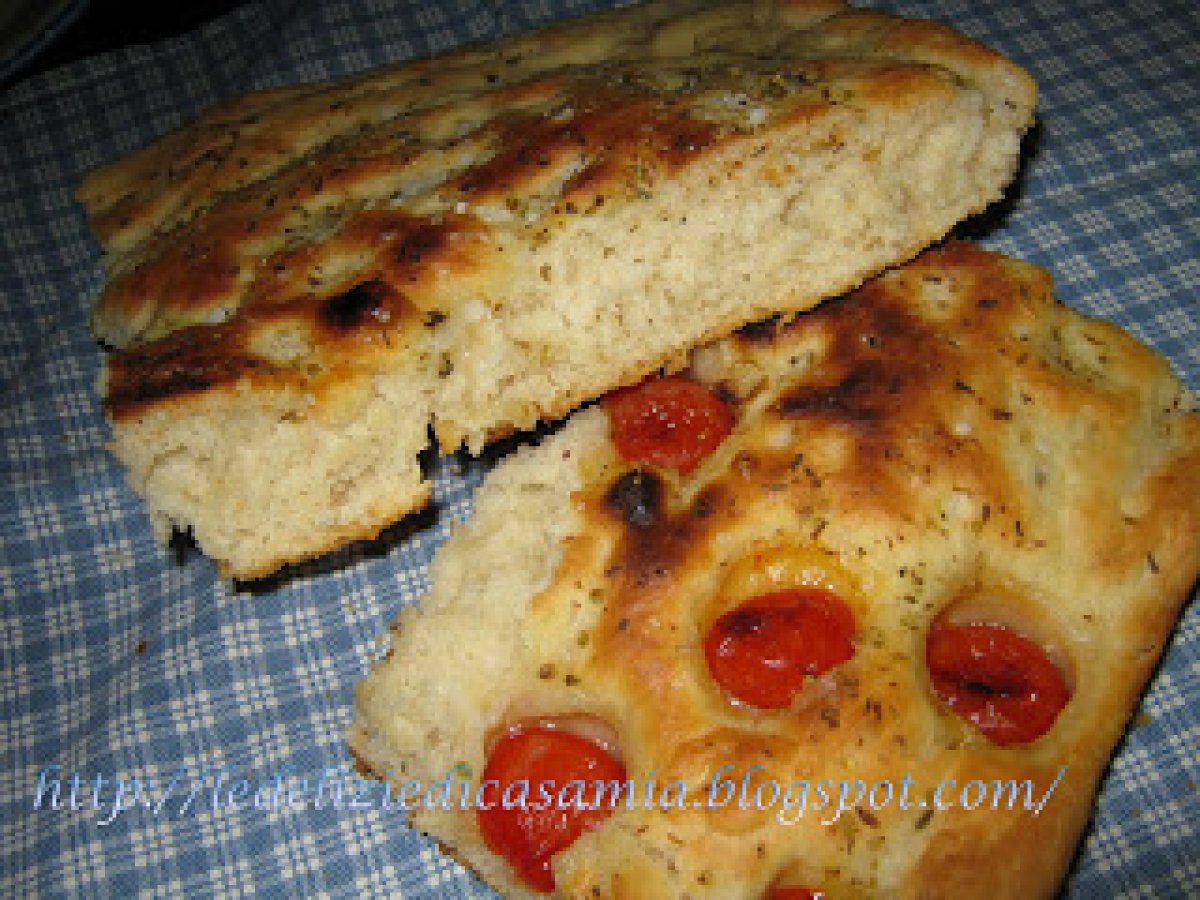 Focaccia morbidissima con yogurt greco