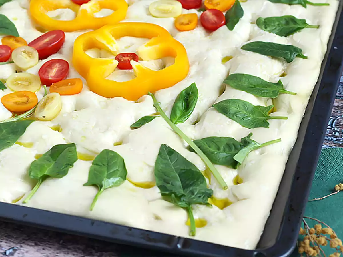 Focaccia primavera - ricetta facile - foto 6