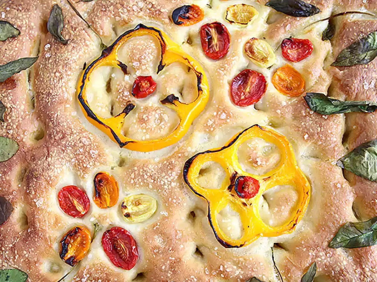 Focaccia primavera - ricetta facile