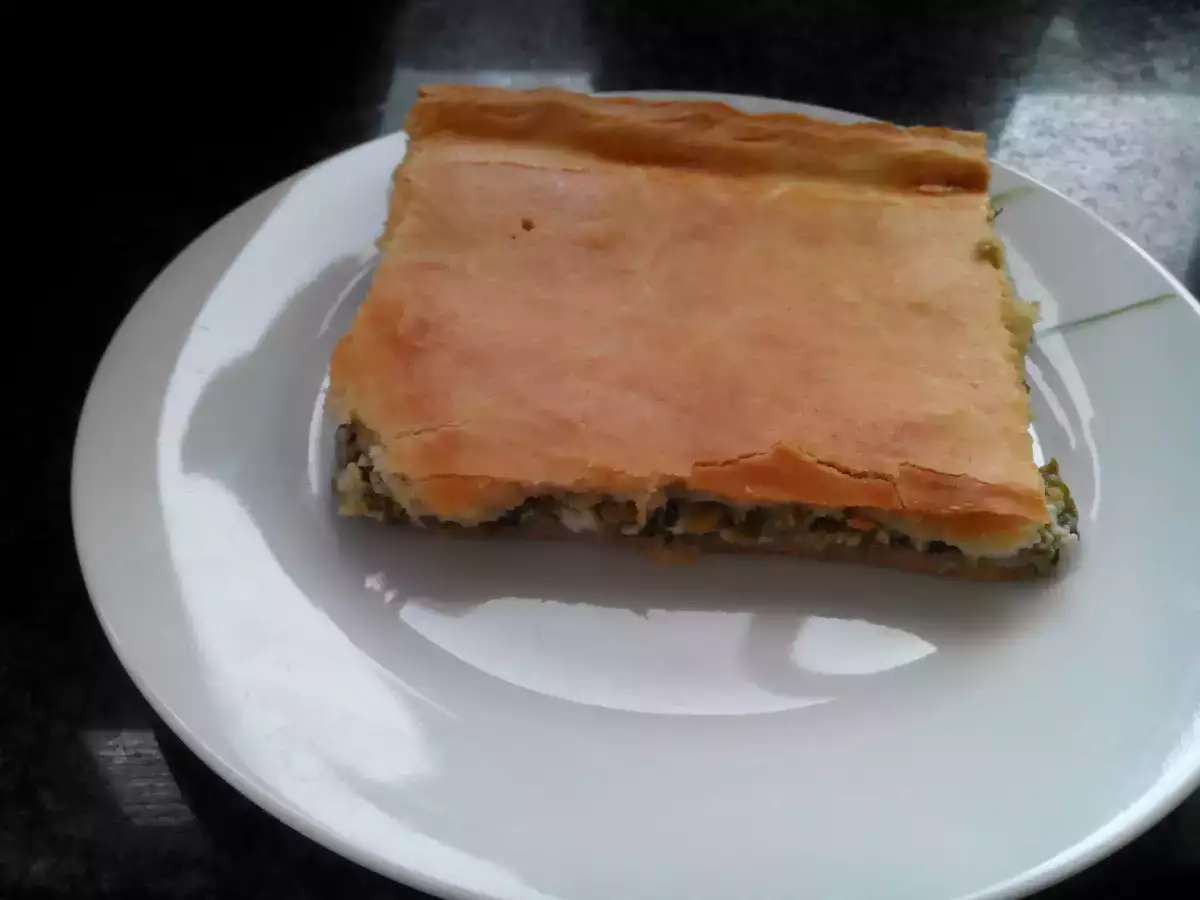 Focaccia rustica con zucchine e taleggio