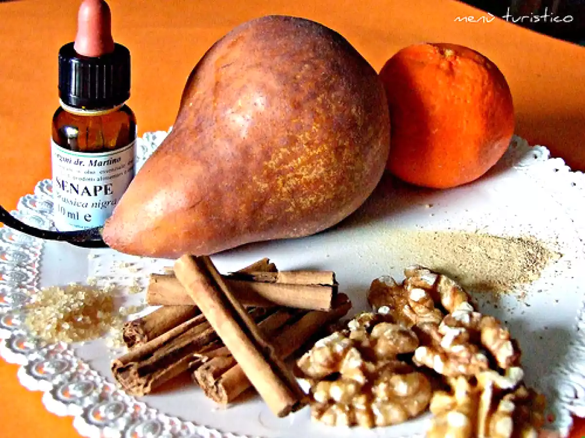 Formaggio in foglie di tabacco con confettura di pere - foto 2