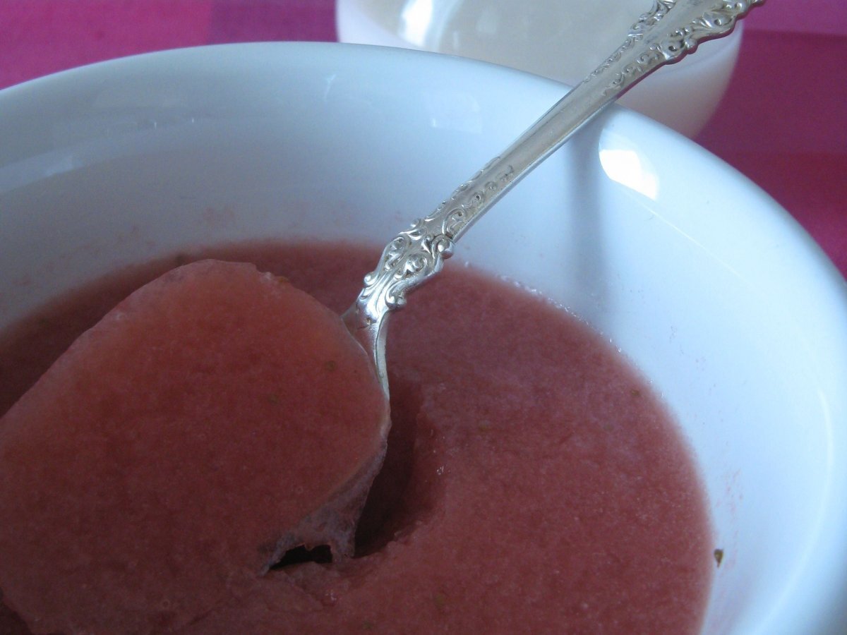 Fragole in latte di riso