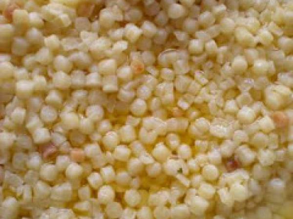 Fregola col Brodo Vegetale