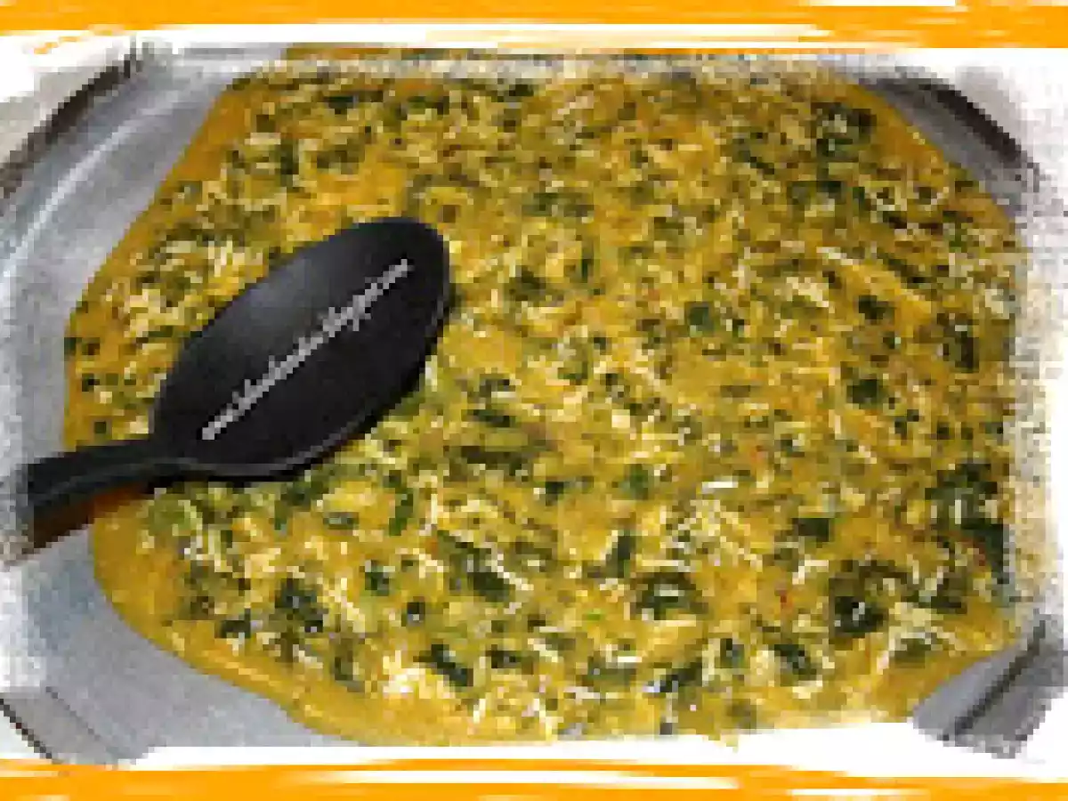 FRITTATA AL FORNO CON CIPOLLOTTO E SPINACI - foto 2