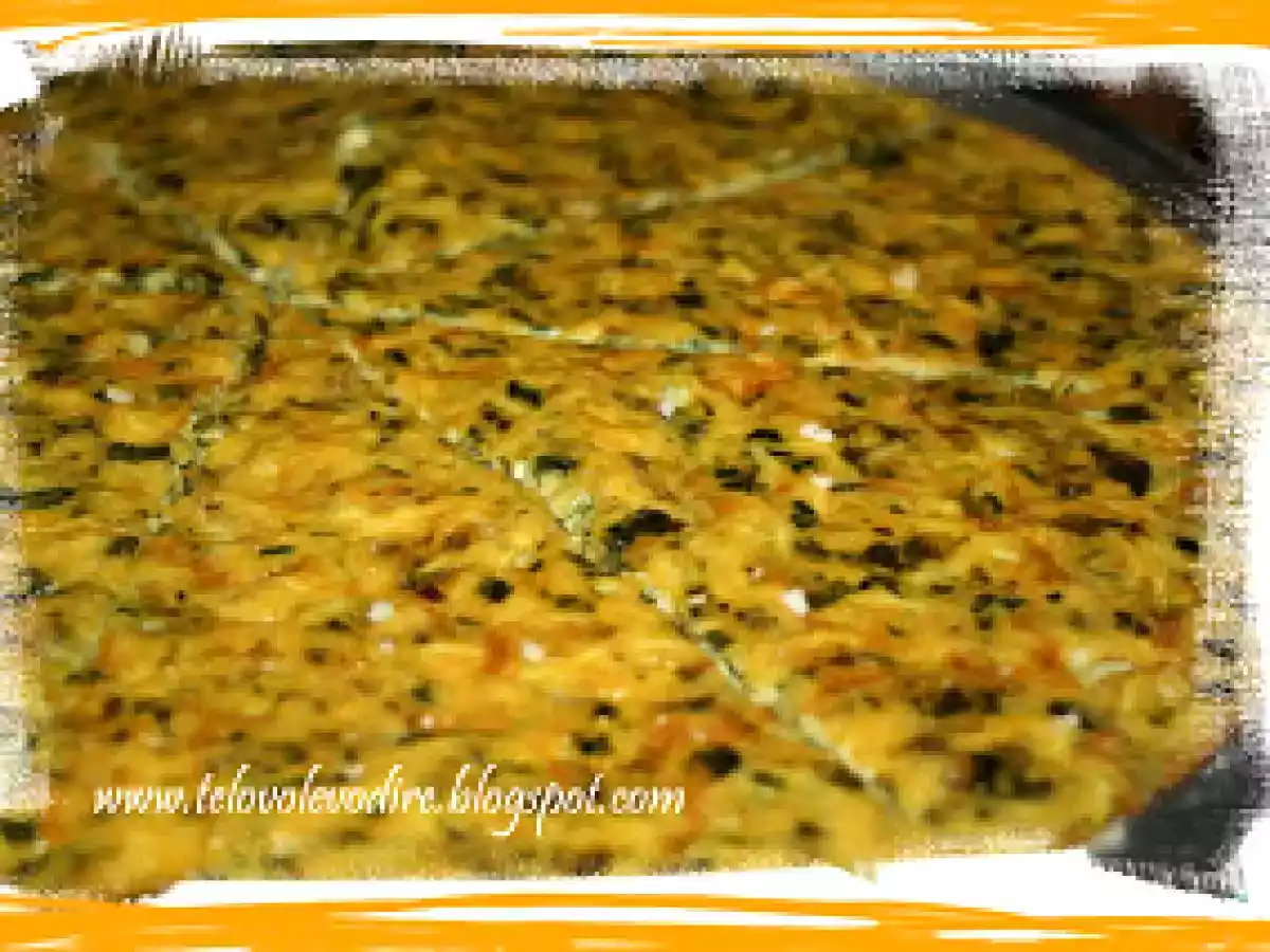 FRITTATA AL FORNO CON CIPOLLOTTO E SPINACI - foto 3