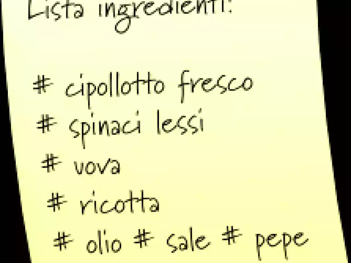 FRITTATA AL FORNO CON CIPOLLOTTO E SPINACI - foto 7