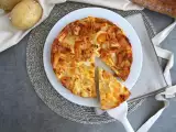 Frittata al forno con patate, scamorza e prosciutto crudo, foto 1