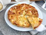 Frittata al forno con patate, scamorza e prosciutto crudo, foto 3