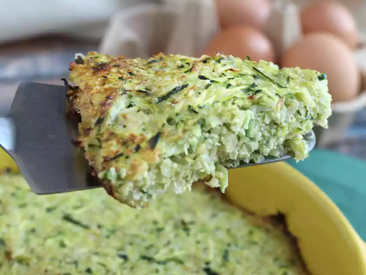 Frittata al forno con zucchine e quinoa - foto 3