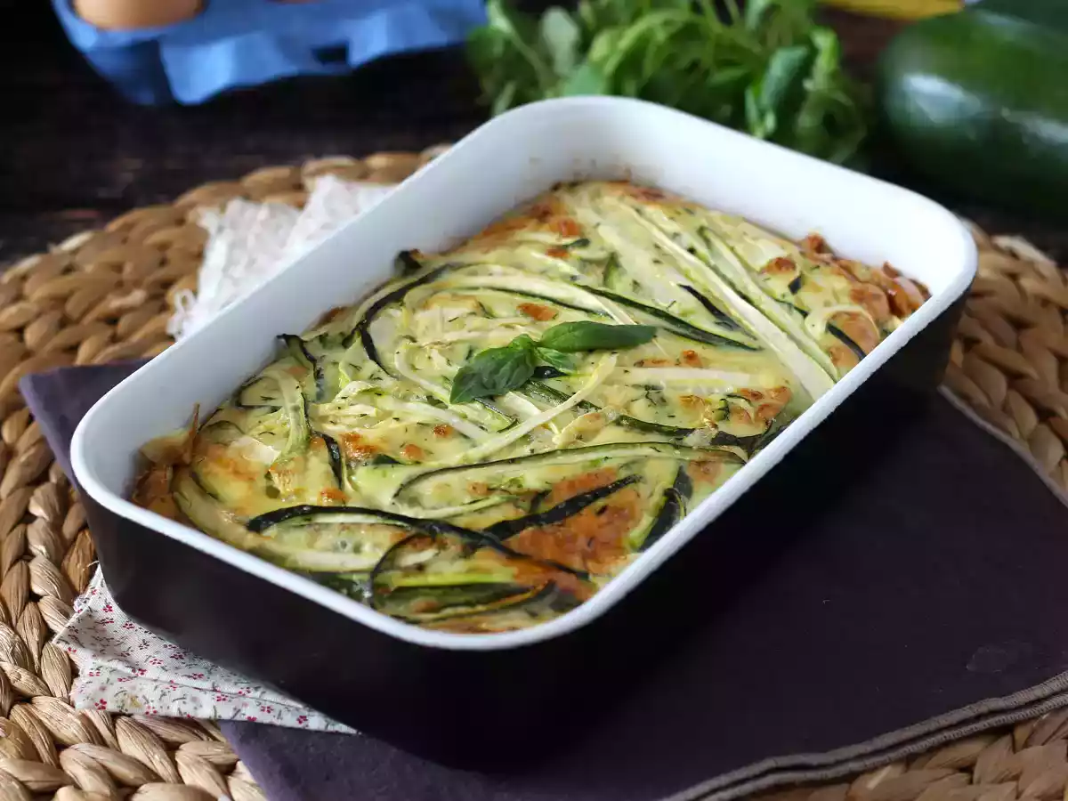 Frittata al forno con zucchine, la ricetta facile con un ingrediente speciale!