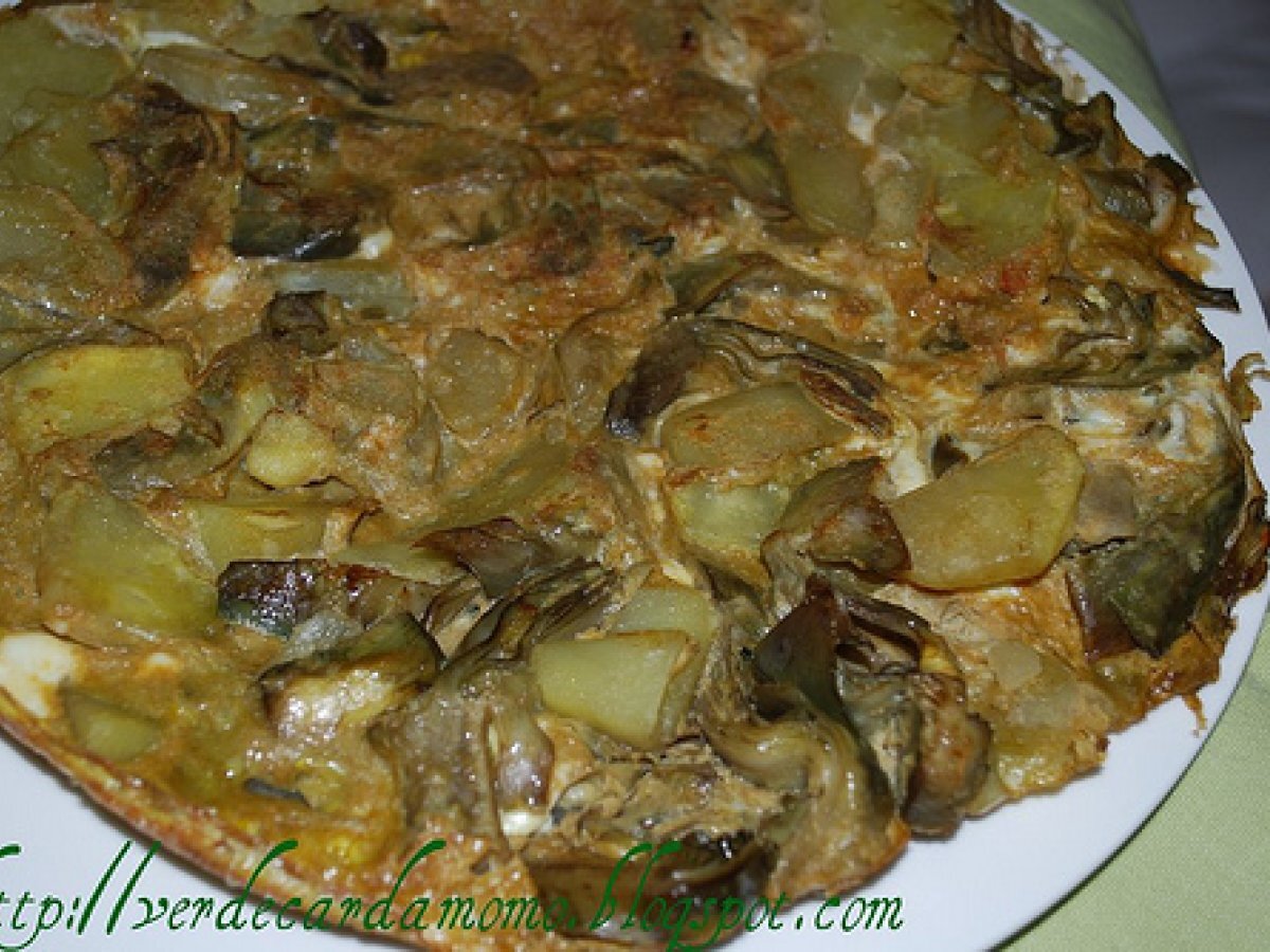 FRITTATA CARCIOFI E PATATE