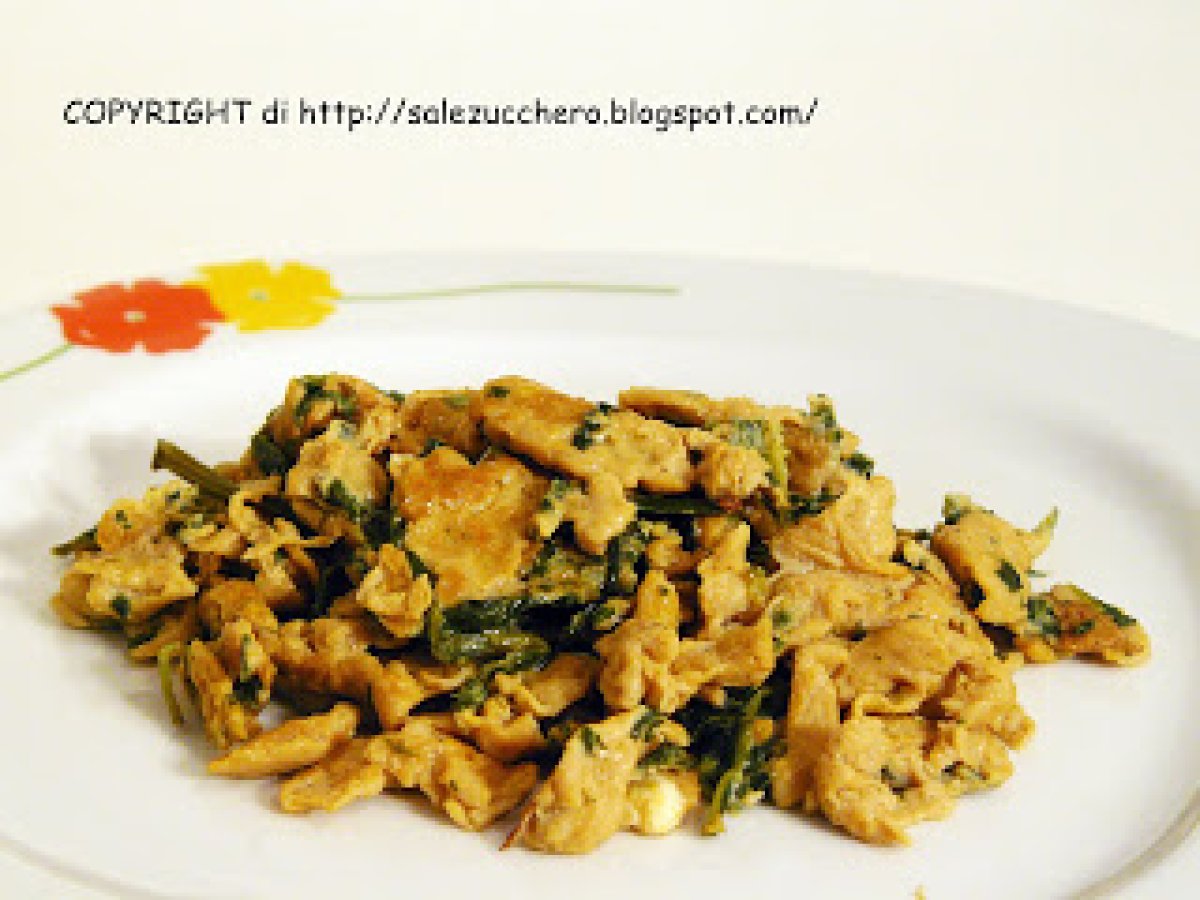 Frittata con il Tarassaco