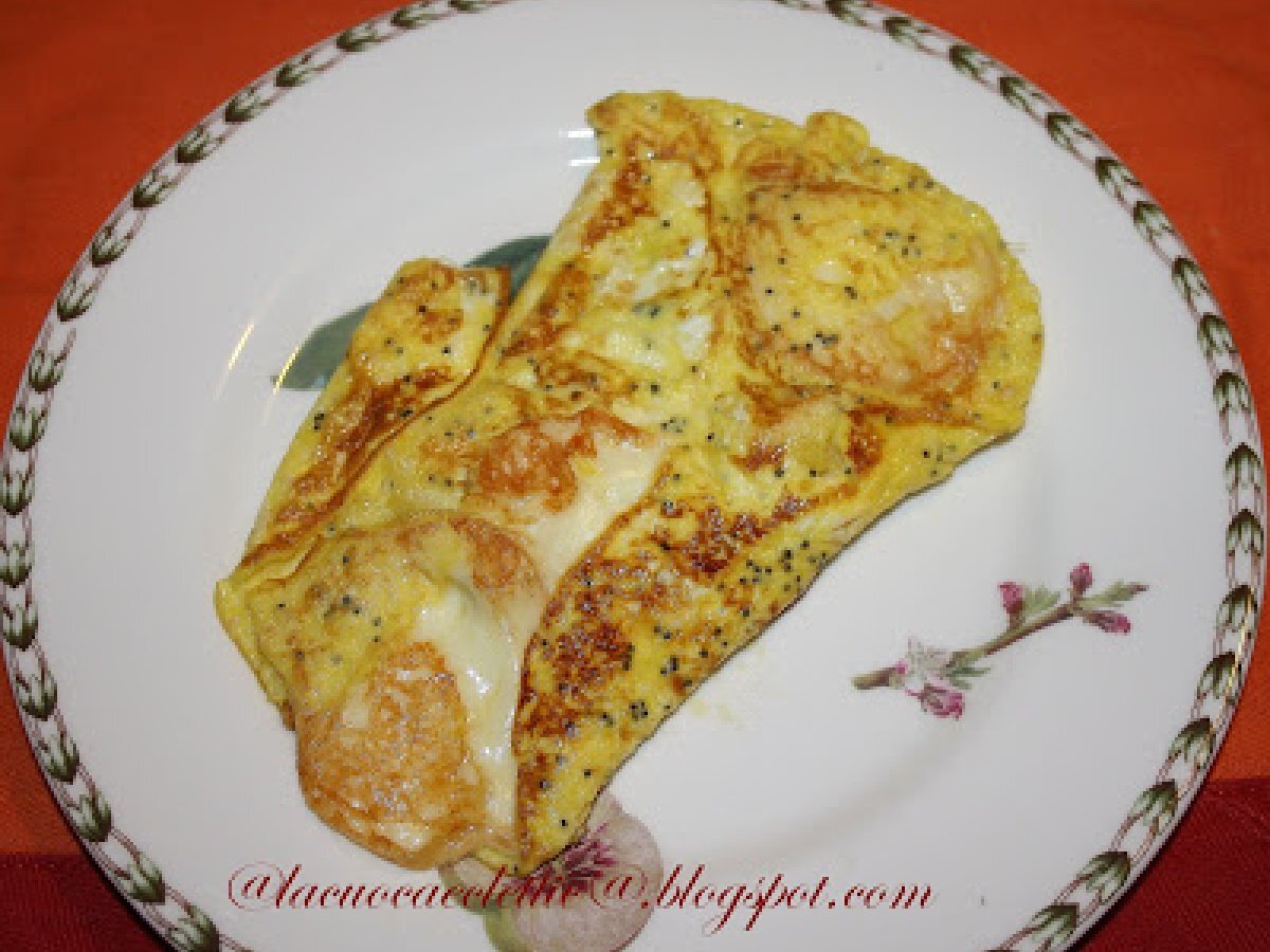 Frittata con scamorza affumicata
