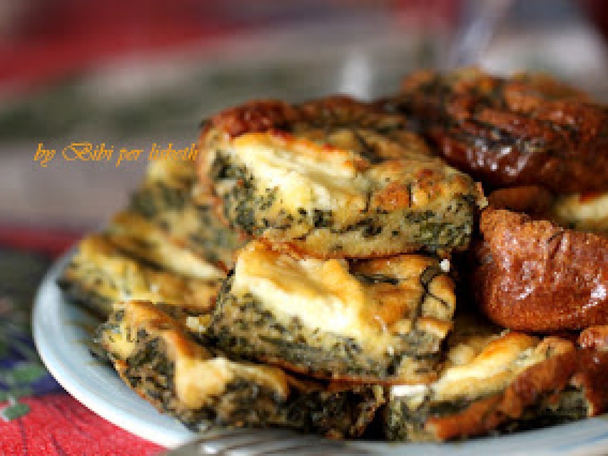 Frittata di agretti col caprino