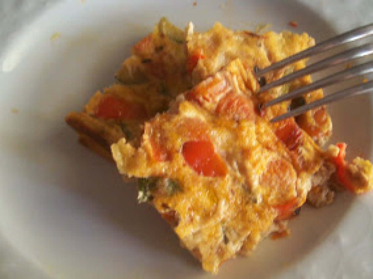 Frittata di albumi con verdure