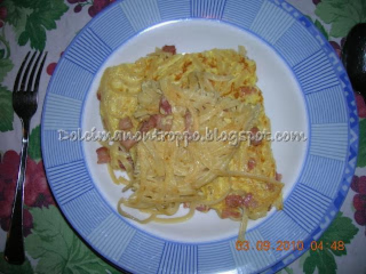 FRITTATA DI CARBONARA - foto 2