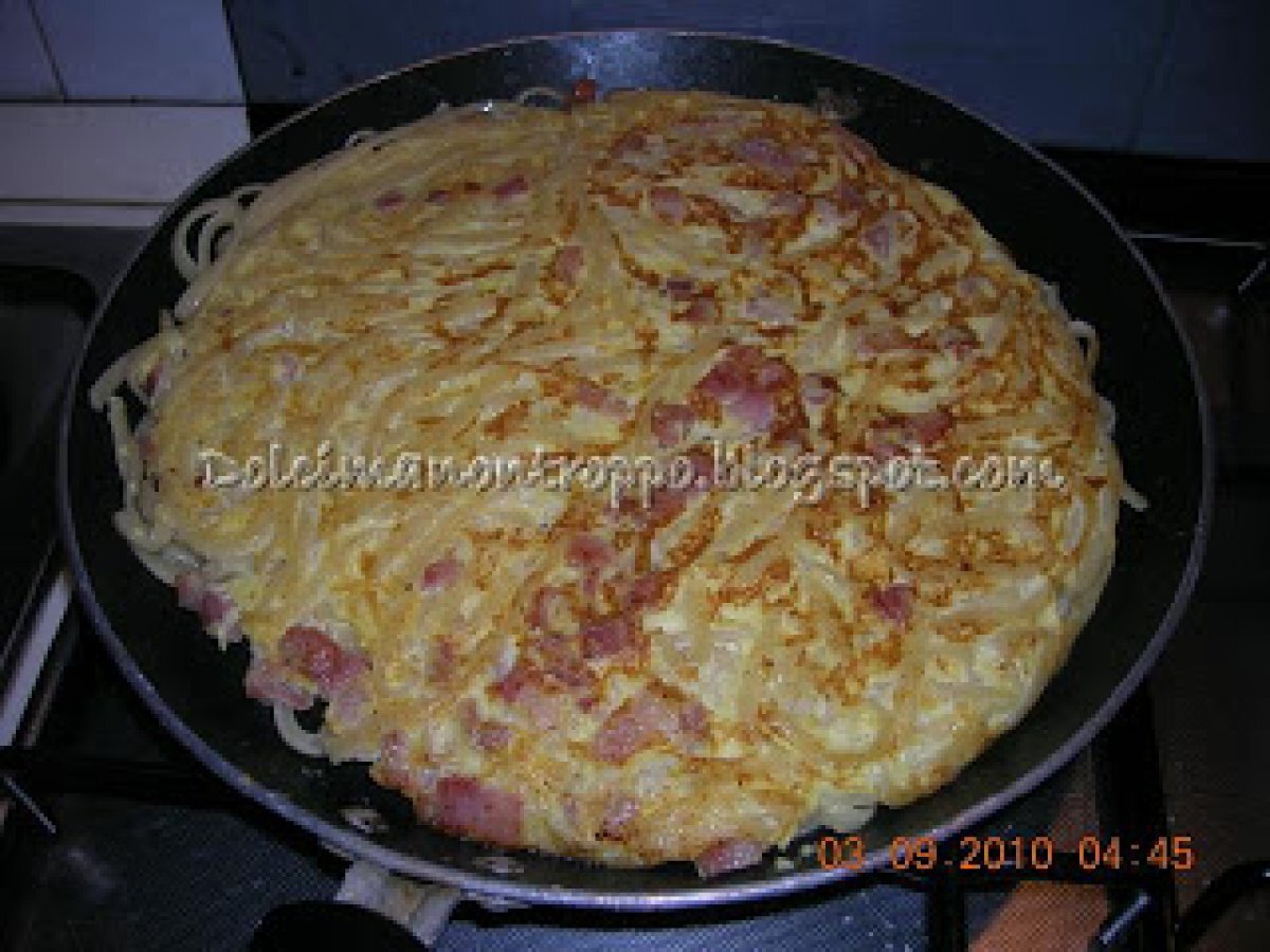 FRITTATA DI CARBONARA - foto 3