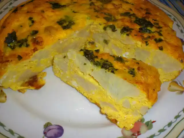 Frittata di cavolfiore e feta