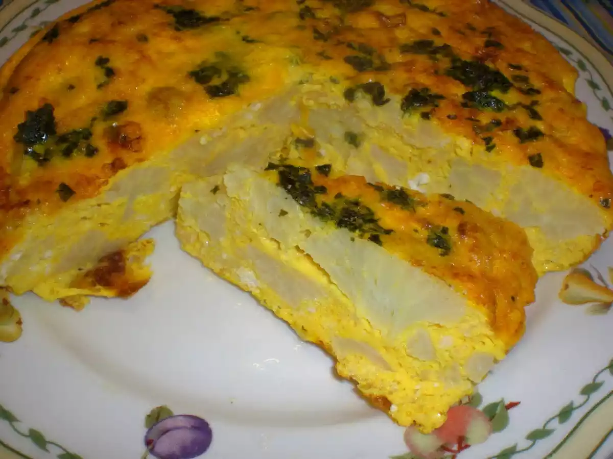 Frittata di Cavolfiore e Feta