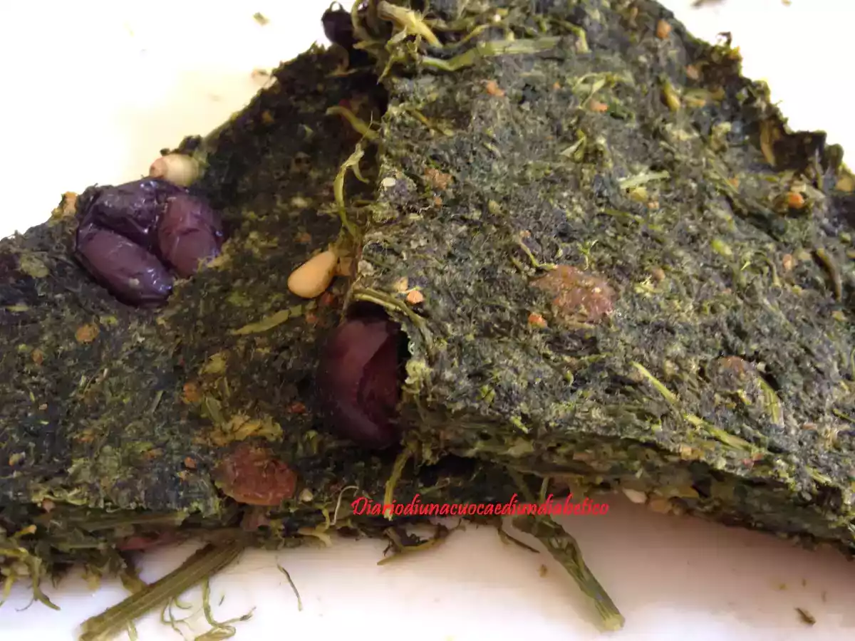 Frittata di finocchietto selvatico senza uova