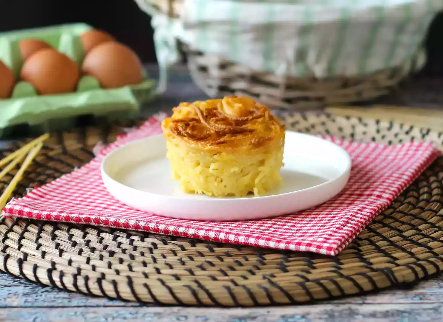Frittata di pasta in friggitrice ad aria
