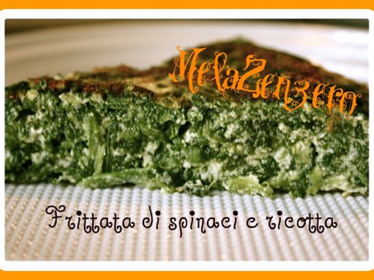 Frittata di ricotta e spinaci