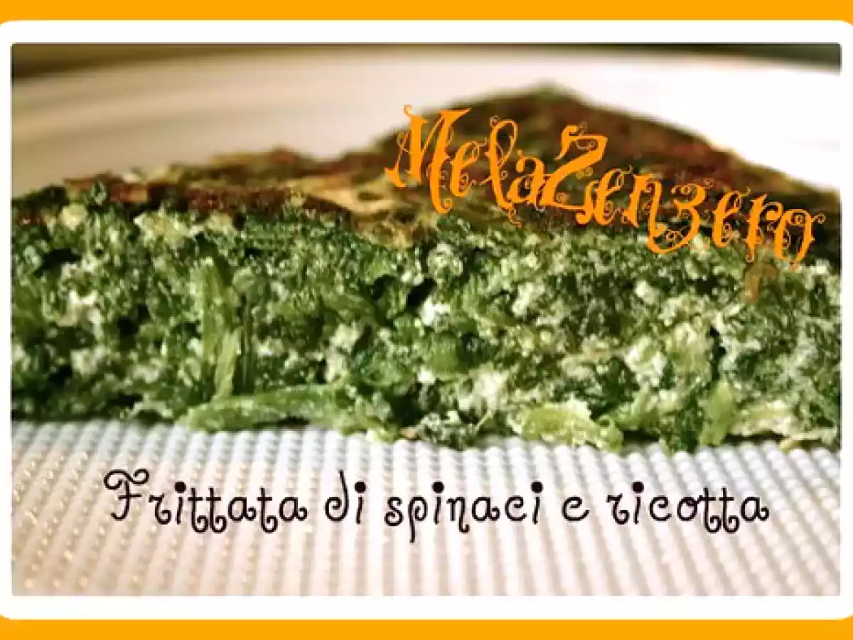 Frittata di ricotta e spinaci