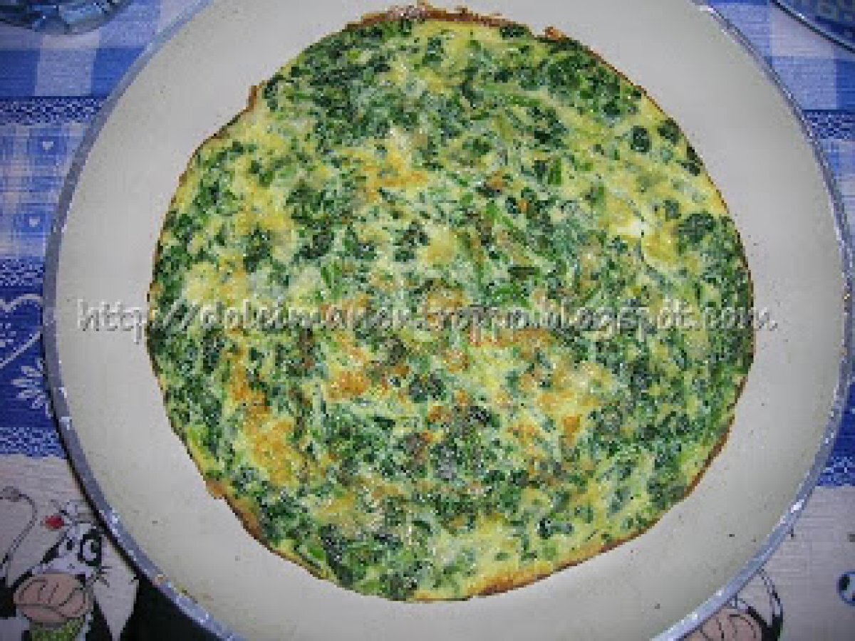 FRITTATA DI SPINACI E MOZZARELLA - foto 2