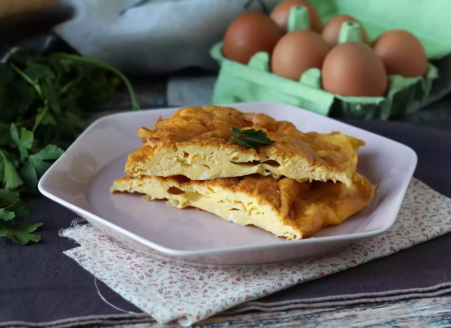 Frittata in friggitrice ad aria: ricetta leggera e pulita