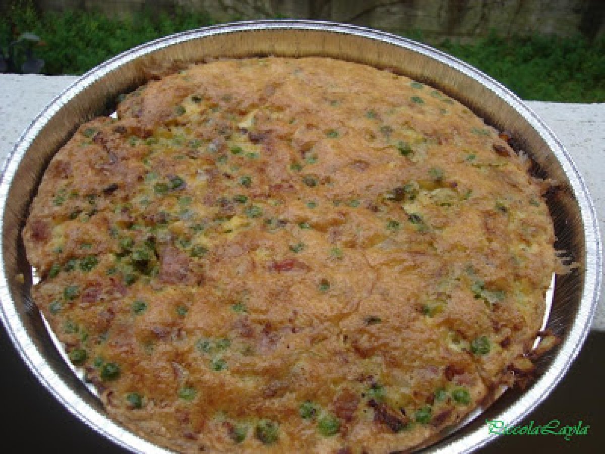 Frittata Piselli e Pancetta