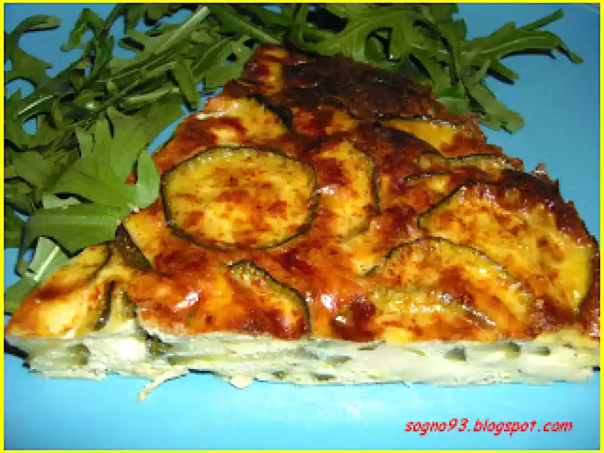 Frittata, tortino di zucchine al forno